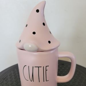 Rae Dunn Cutie Gnome Mug with Hat Lid
